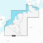 Navionics watrekaart Benelux en westelijk deel van Duitsland