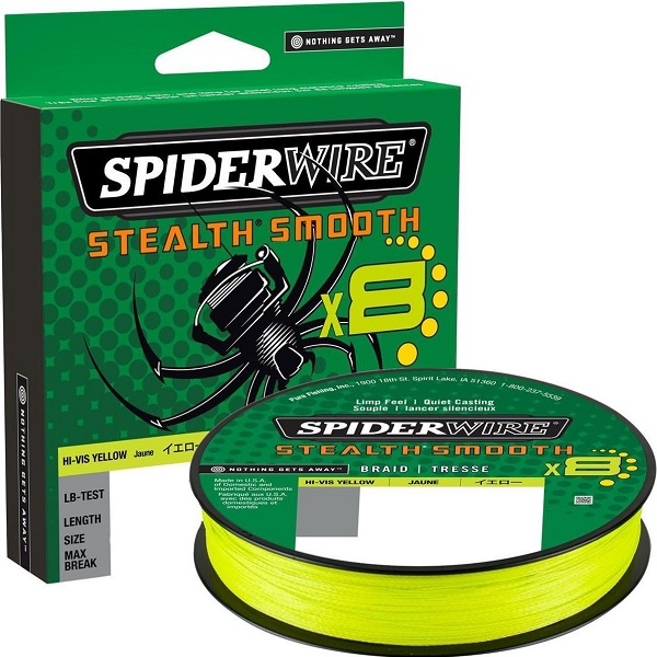 Spiderwire Smooth 8 hi-vis yellow