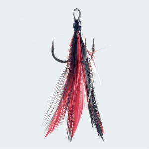 BKK Hooks Feathered Spear 21 SS Red-Black